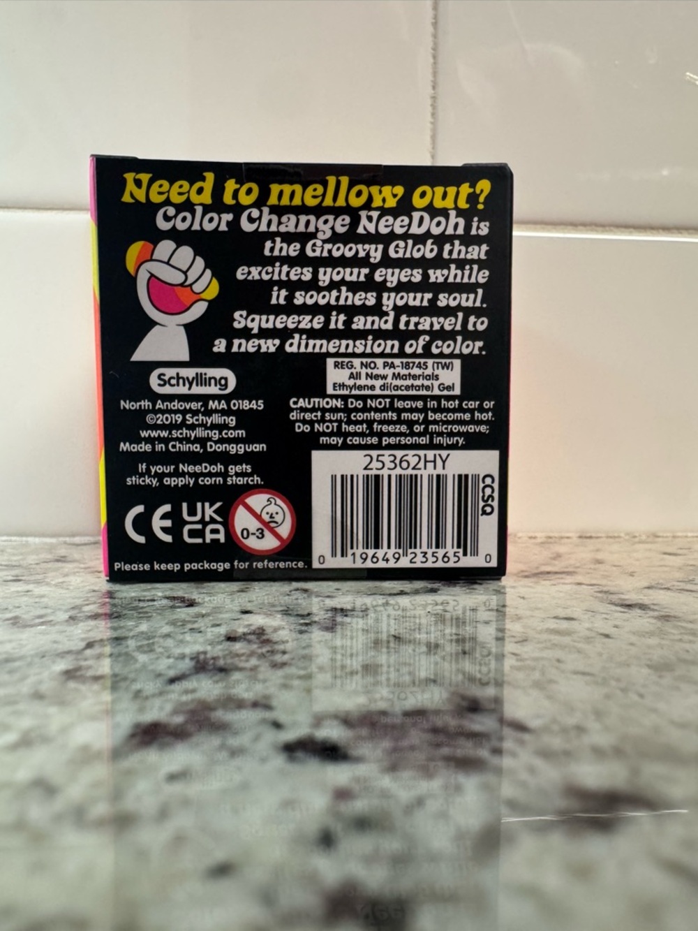 Color changing Needoh  - Yellow - Picture 3 of 3